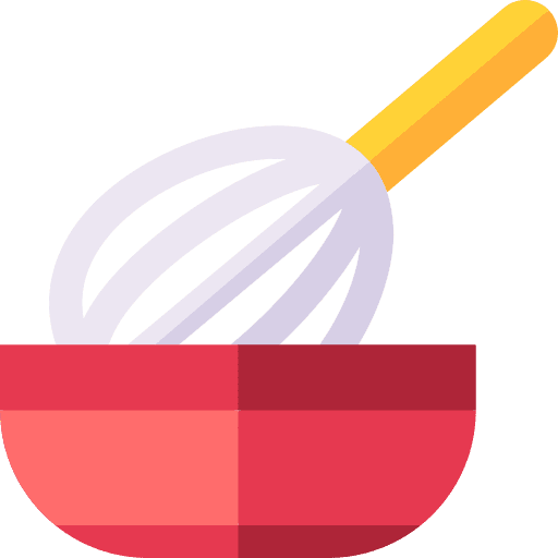 Baking kitchen bowl food and restaurant icon