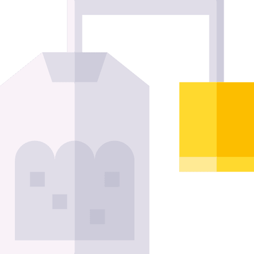 Tea bag infusion food and restaurant herbs icon Tea bag infusion food and restaurant herbs icon