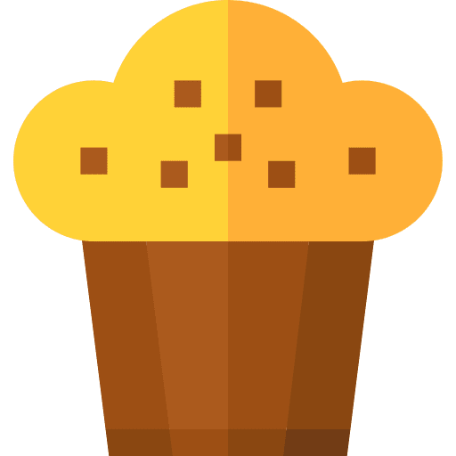Muffin dessert sweet bakery icon