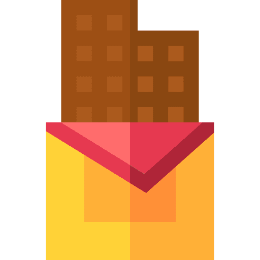 Chocolate bar snack food and restaurant chocolate bar icon Chocolate bar snack food and restaurant chocolate bar icon