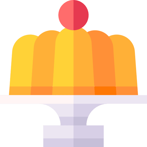 Pudding cherry sweet food and restaurant icon Pudding cherry sweet food and restaurant icon