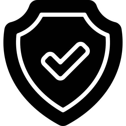 Shield safe check shield icon