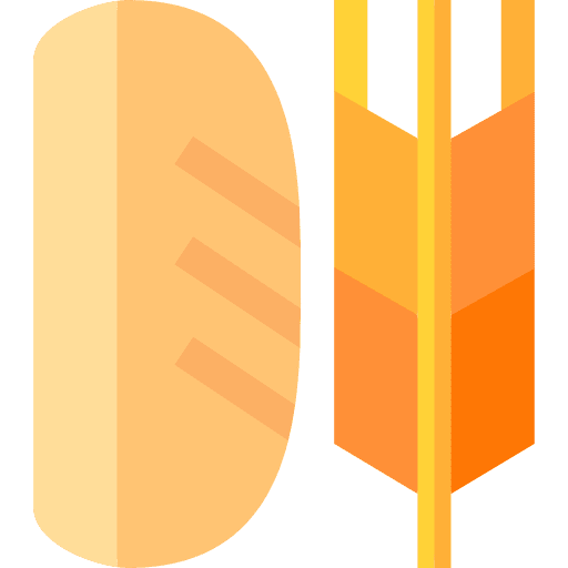 Wheat nature food cereal icon Wheat nature food cereal icon