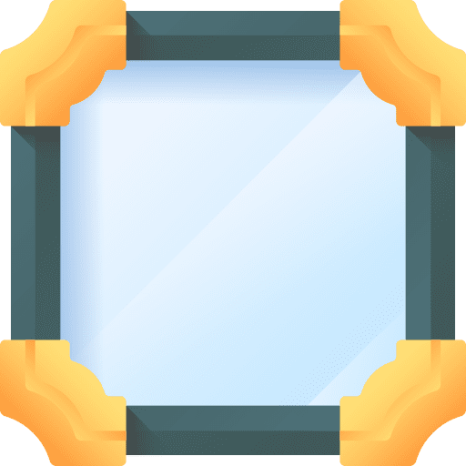 Frame furniture and household ornamental art and design icon Frame furniture and household ornamental art and design icon