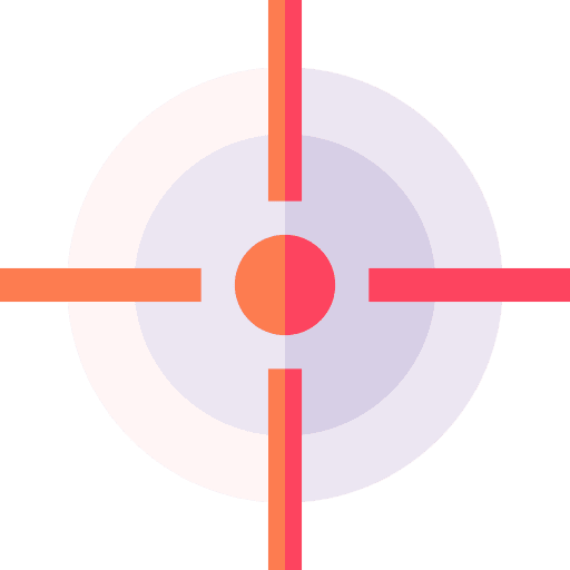 Target goal objective archery icon