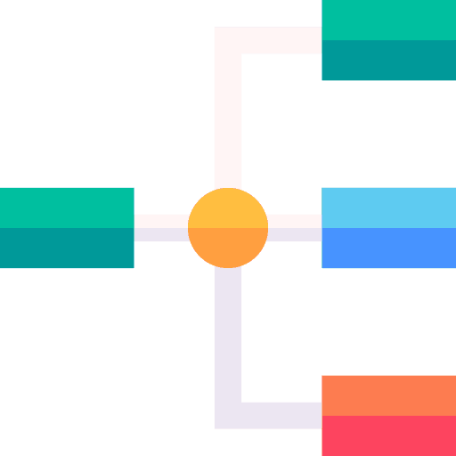 Hierarchical structure order diagram hierarchical structure icon Hierarchical structure order diagram hierarchical structure icon