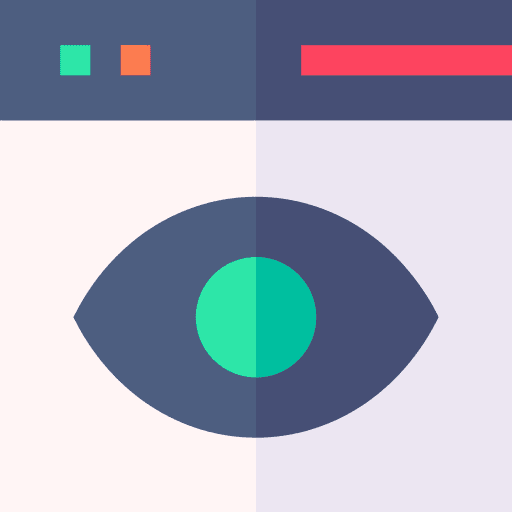 Monitoring security seo and web web analysis icon Monitoring security seo and web web analysis icon