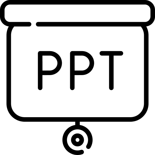 Ppt explain ppt lecture icon