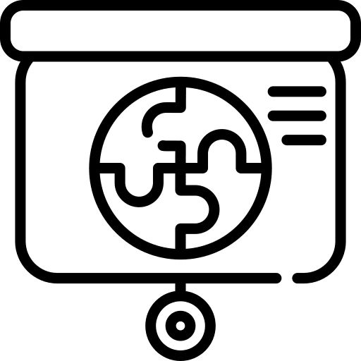Presentation teamwork flow organization structure icon Presentation teamwork flow organization structure icon