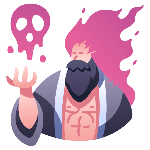 Hades god hell character icon Hades god hell character icon