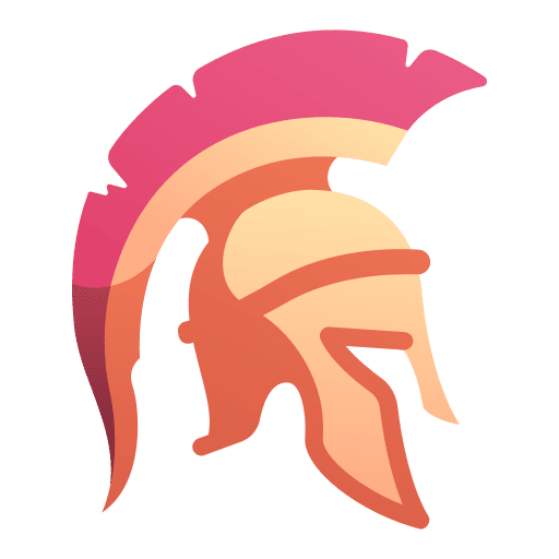 Helmet greek warrior helmet icon