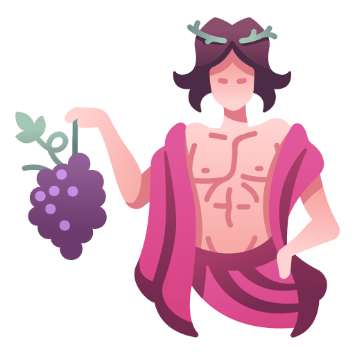 Dionysus person ancient greek icon Dionysus person ancient greek icon