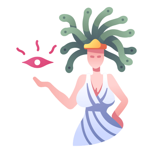 Medusa medusa legend monster icon Medusa medusa legend monster icon