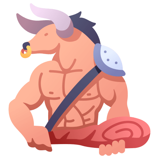 Minotaur bull minotaur mythology icon Minotaur bull minotaur mythology icon