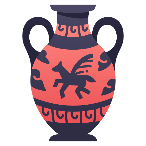 Vase decorative greece art and design icon Vase decorative greece art and design icon