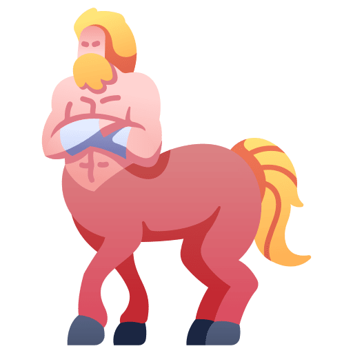 Centaur animals myth horse icon Centaur animals myth horse icon