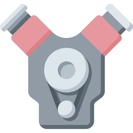 Combustion electronics catalytic engine icon Combustion electronics catalytic engine icon