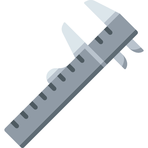 Caliper measure industry caliper icon Caliper measure industry caliper icon