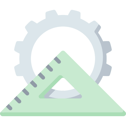Engineering manufacturing gear project icon Engineering manufacturing gear project icon