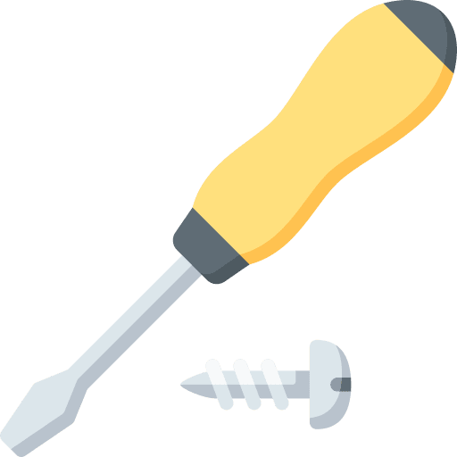 Screwdriver screw work tool repair icon Screwdriver screw work tool repair icon