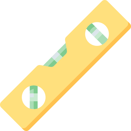 Spirit level home repair ruler tool icon Spirit level home repair ruler tool icon