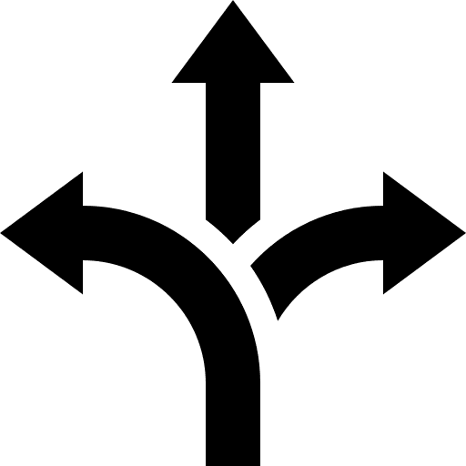 Choice orientation flexible multiple icon