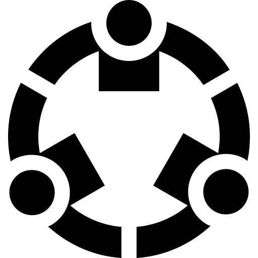 Teamwork teamwork networking organization icon