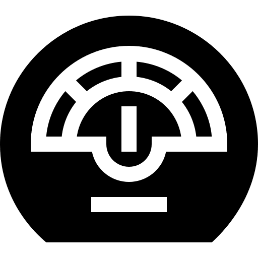 Productivity time and date speedometer performance icon Productivity time and date speedometer performance icon