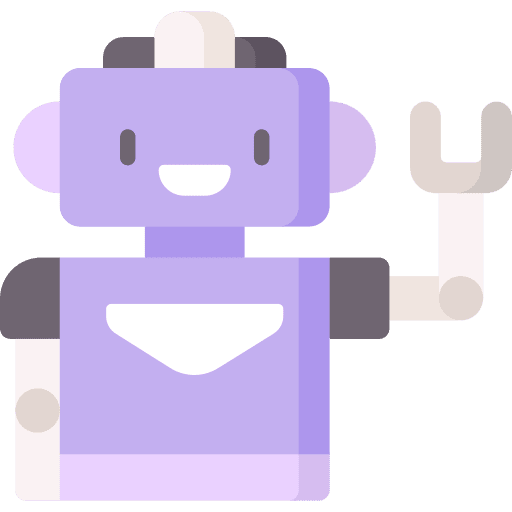 Robot robotics science fiction artificial intelligence icon