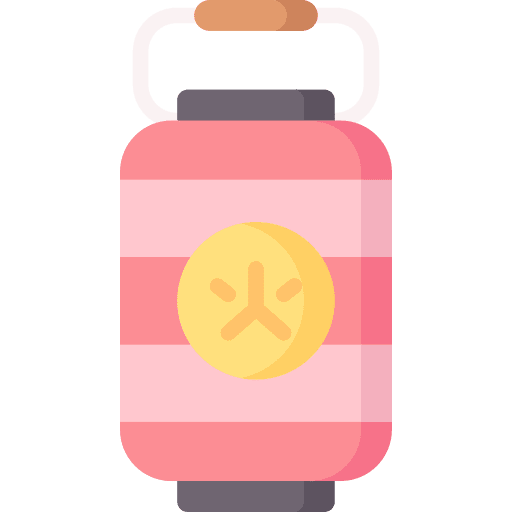 Paper lantern japanese chinese asia icon Paper lantern japanese chinese asia icon