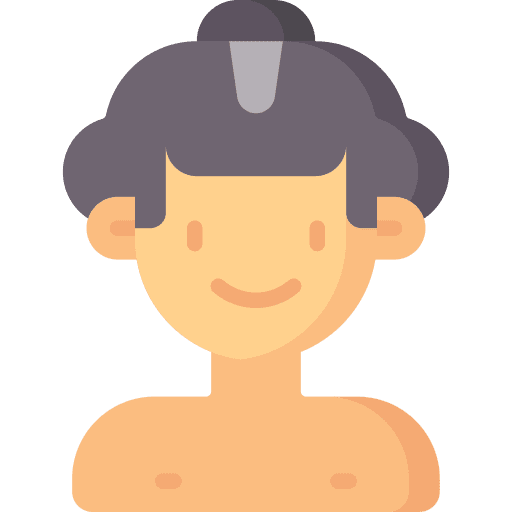 Sumo user player sporty icon Sumo user player sporty icon