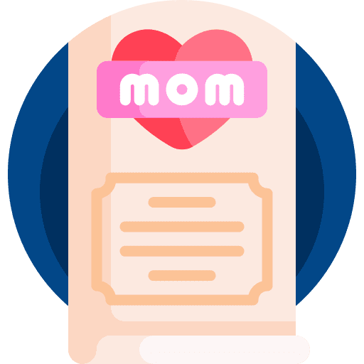 Mothers day heart kid and baby holidays icon Mothers day heart kid and baby holidays icon