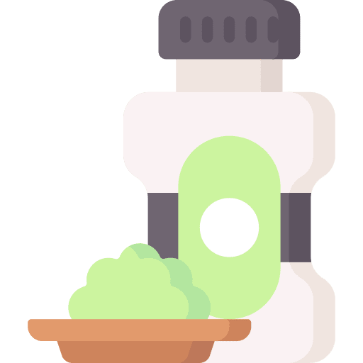 Wasabi japanese food food and restaurant japan icon Wasabi japanese food food and restaurant japan icon