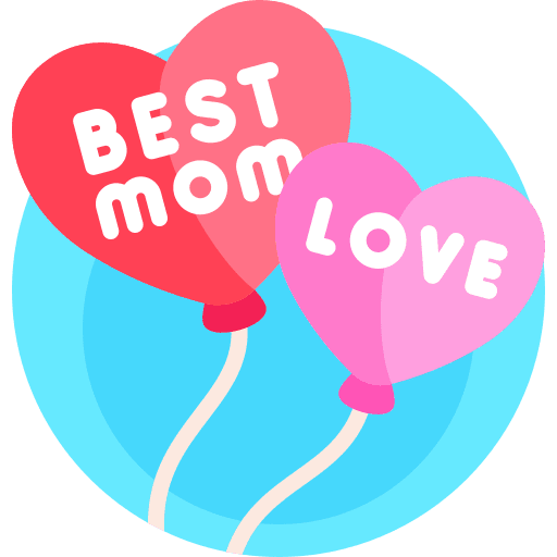 Balloons mother day entertainment balloons icon Balloons mother day entertainment balloons icon