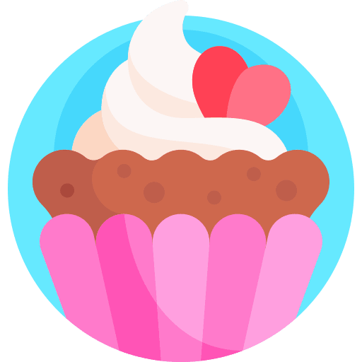 Cupcake muffin sweet food icon Cupcake muffin sweet food icon
