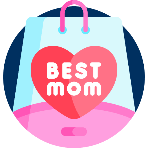 Gift bag shopping bag commerce and shopping mothers day icon Gift bag shopping bag commerce and shopping mothers day icon
