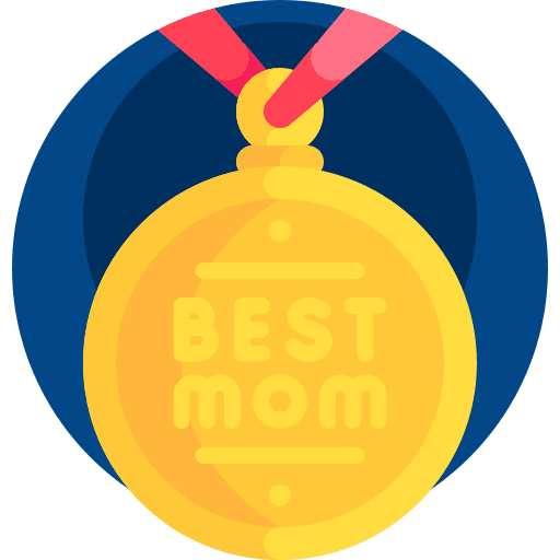 Medal winner certification best mom icon Medal winner certification best mom icon