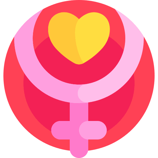 Venus shapes and symbols heart woman icon Venus shapes and symbols heart woman icon