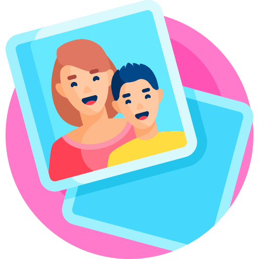 Photograph image mom frame icon Photograph image mom frame icon