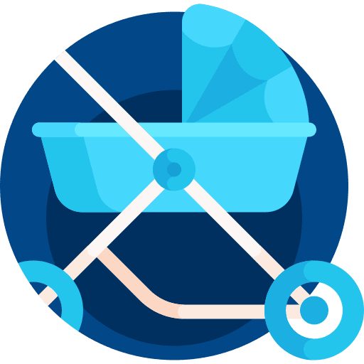 Stroller kid and baby stroller baby carriage icon Stroller kid and baby stroller baby carriage icon