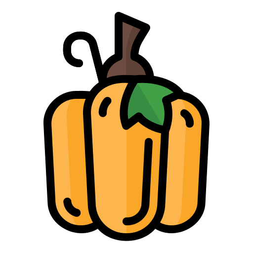 Pumpkin food and restaurant vegetarian gastronomy icon Pumpkin food and restaurant vegetarian gastronomy icon