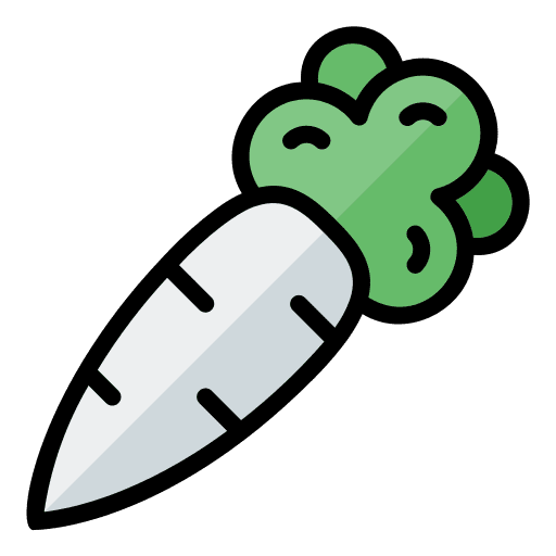 Radish vegan radish gastronomy icon Radish vegan radish gastronomy icon