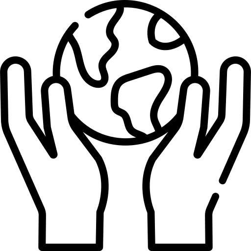 Earth planet planet earth sustainability icon