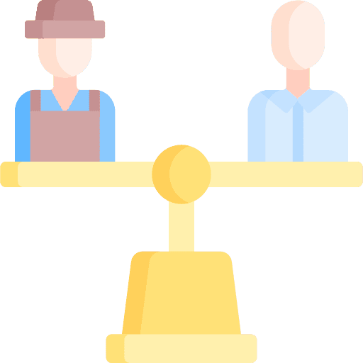 Equality miscellaneous equality balance scale icon