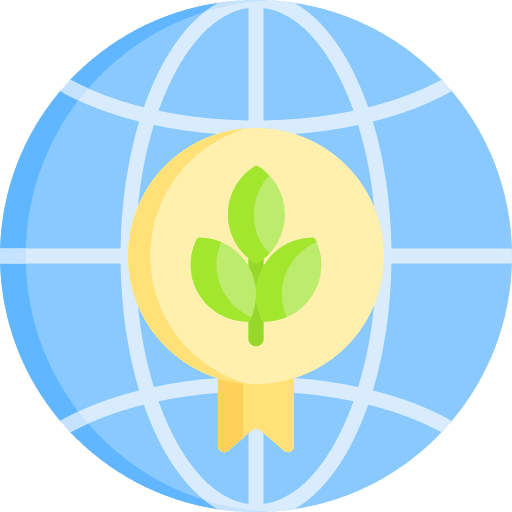 Fair trade ecology and environment nature world icon