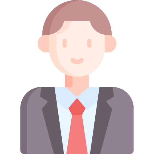 Investor finance brown hair people icon