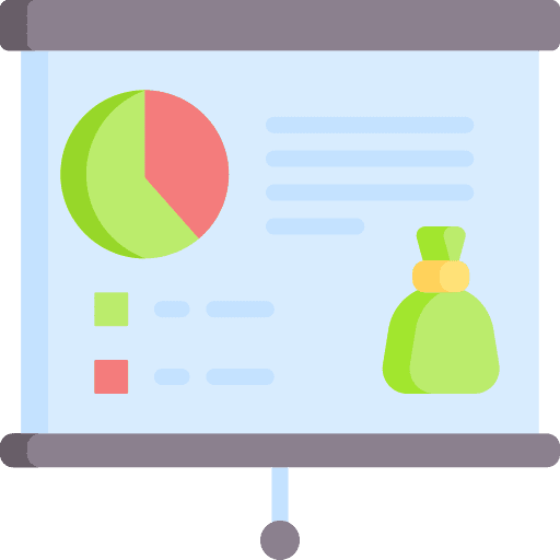 Presentation presentation profits board icon