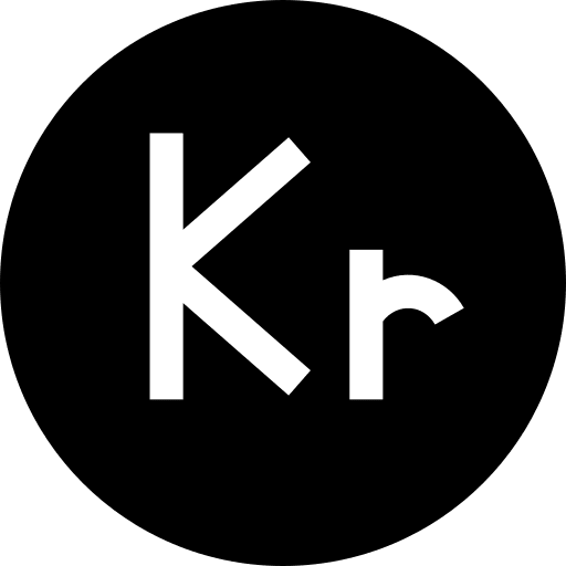 Krone krone currency symbol money icon Krone krone currency symbol money icon