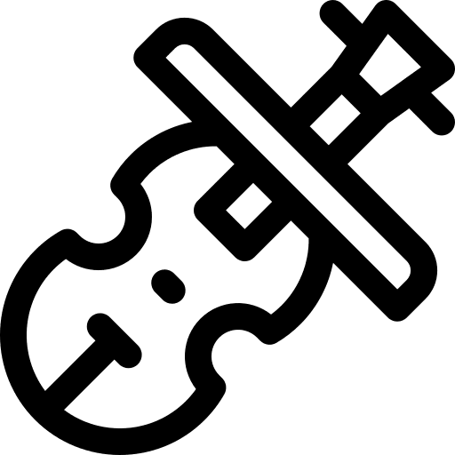 Violin musical instrument music and multimedia violin icon Violin musical instrument music and multimedia violin icon