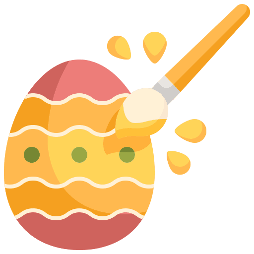 Easter egg easter egg egg painting egg icon